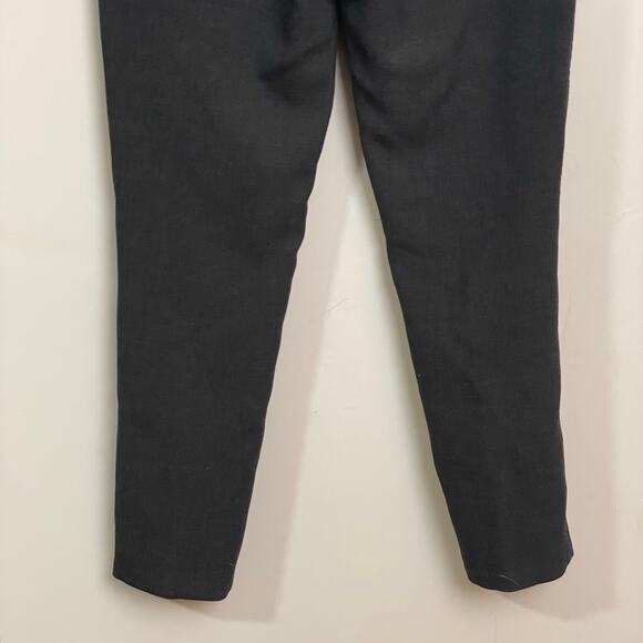 Anthropologie 6 pant trouser Charlie Ankle Cartonnier business classic black - Picture 6 of 7